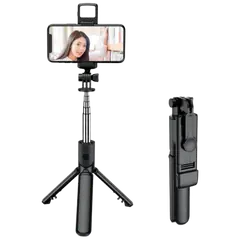 Xt-02 Flexible 2 Inch 1 Bluetooth Selfie Stick Horizontal And Vertical Shooting Mobile Phone Tripod Remote Control Selfie Stand - Rokomari